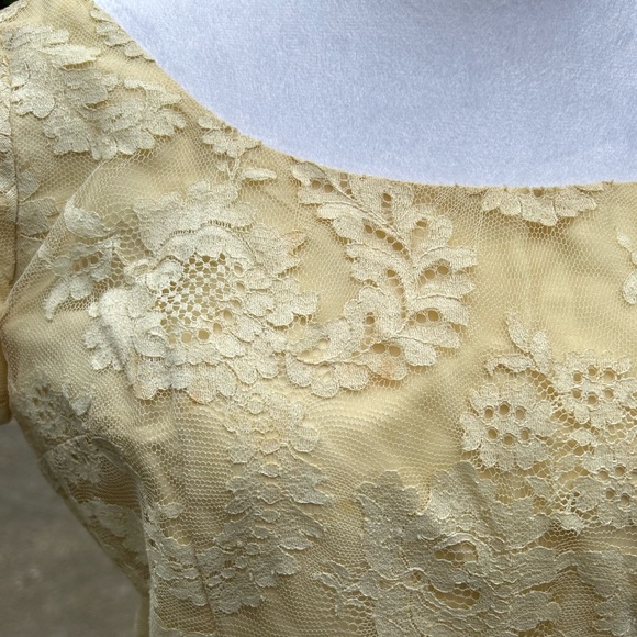 Vintage 1960s wedding or mother of bride dress & jacket Clifton Wilhite M maxi - Picture 15 of 16